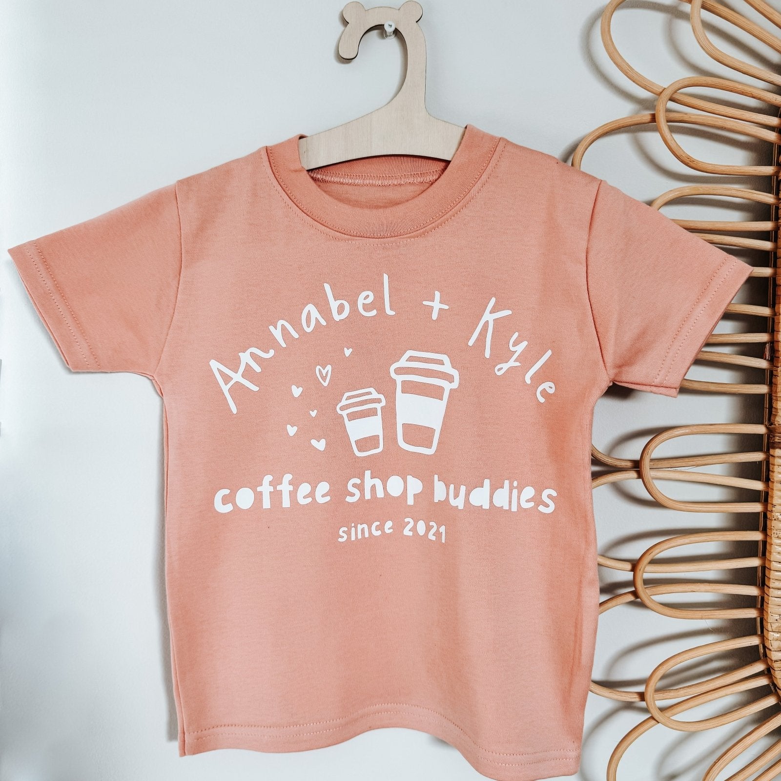 Coffee Buddies Children&#39;s T-Shirt - I am Nat Ltd - Children&#39;s T-Shirt