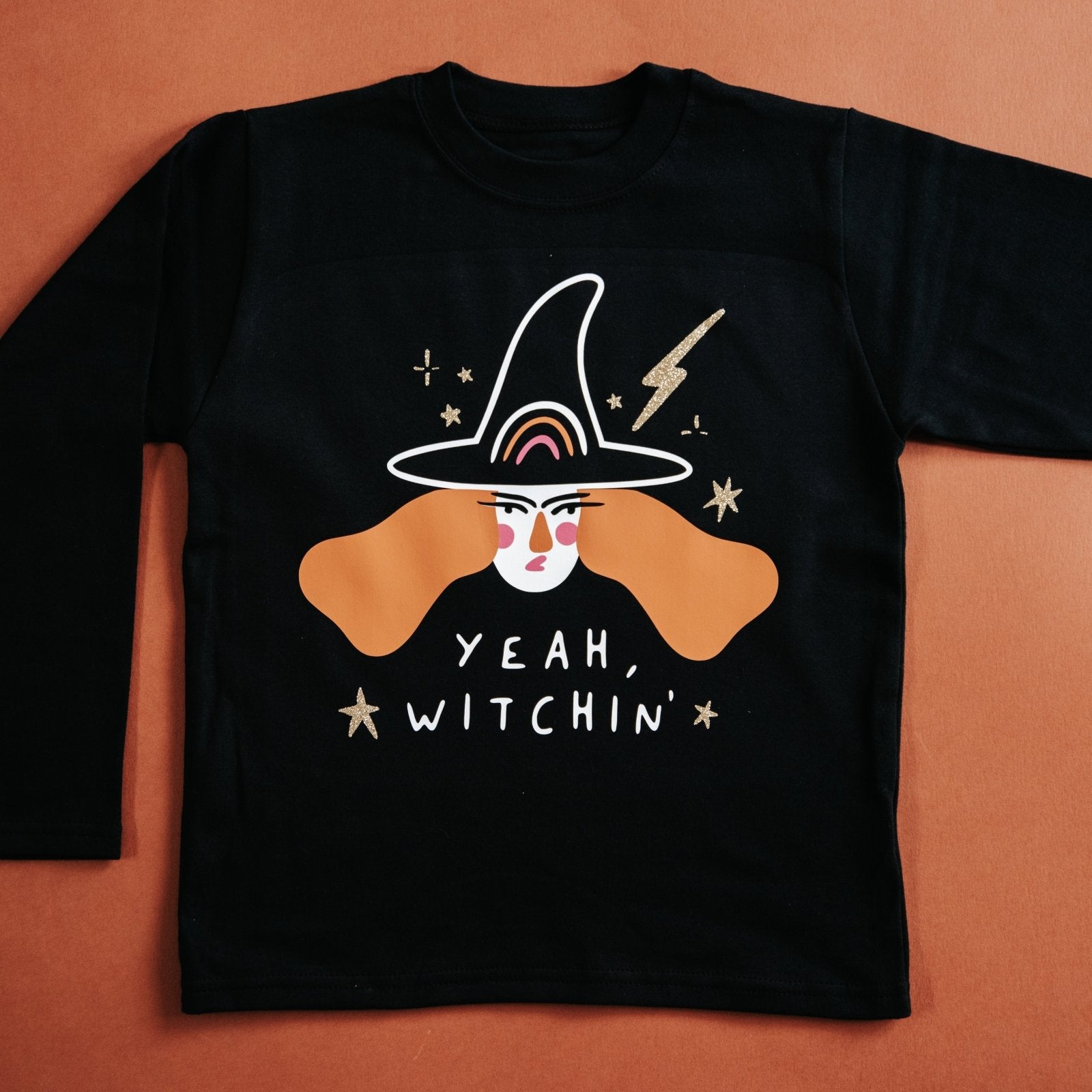 Yeah, Witchin&#39; Children&#39;s Halloween T-Shirt - I am Nat Ltd - Children&#39;s T-Shirt